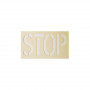 Pochoir STOPen PVC pour marquage au sol