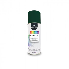 PEINTURE ACRYLIQUE S-COLOR RAL 6005 (VERT MOUSSE) BRILLANT 400ML