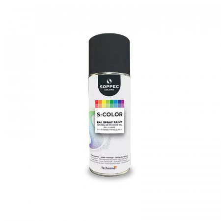 PEINTURE ACRYLIQUE S-COLOR RAL 7016 (GRIS ANTHRACITE) BRILLANT 400ML