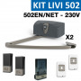 KIT 502EN/NET Moteur pour portail battant 230V