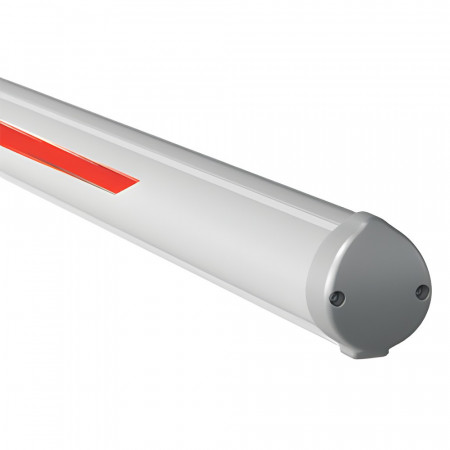 BOOM/3 - Lisse DEA Ronde, vernie, 3125 x Ø80 mm, avec adhésifs réfléchissants