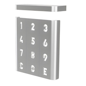 Art. DIGICOVER SILVER - Kit composé d'un couvercle supérieur + cache-bouton