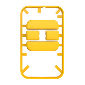 KIT GTX4 boutons jaune pour émetteurs GTX avec 4 fonctions (5pcs)